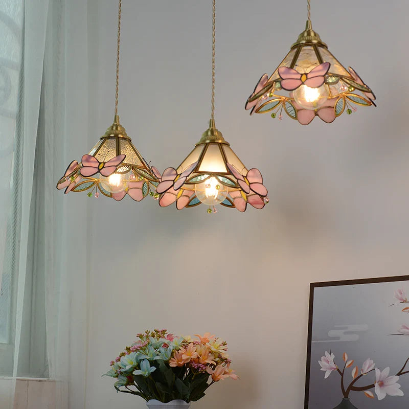 AuroraGlass Nordic LED Hanging Lamp