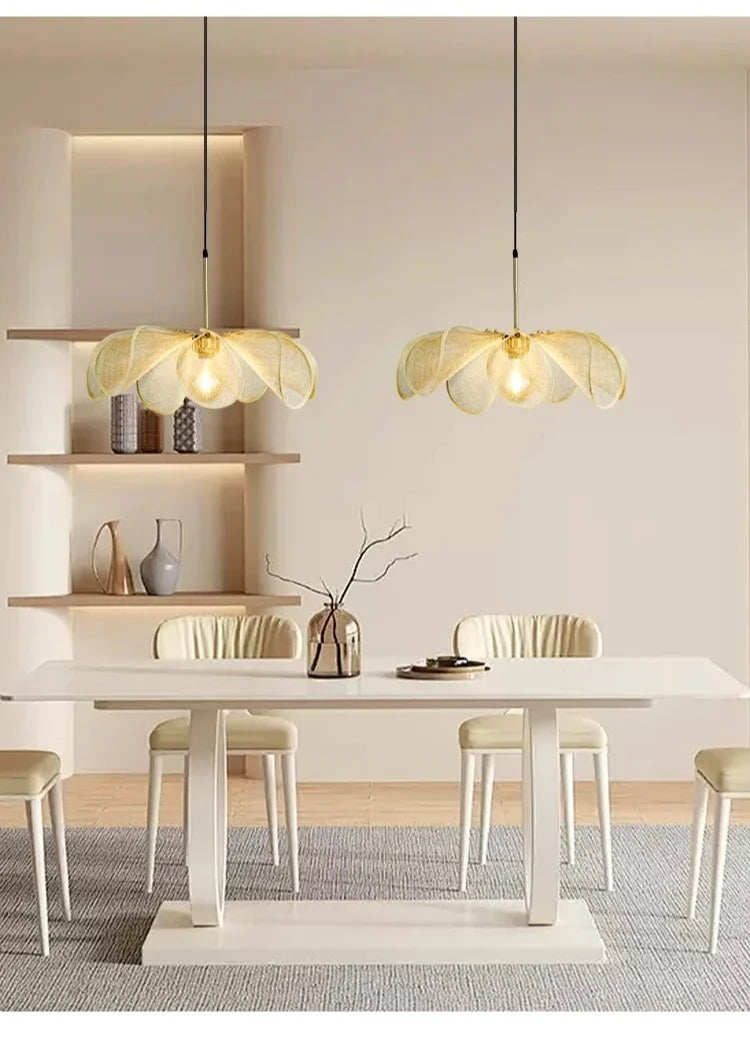 SabiFlora Wabi-Sabi Fabric Pendant Lamp