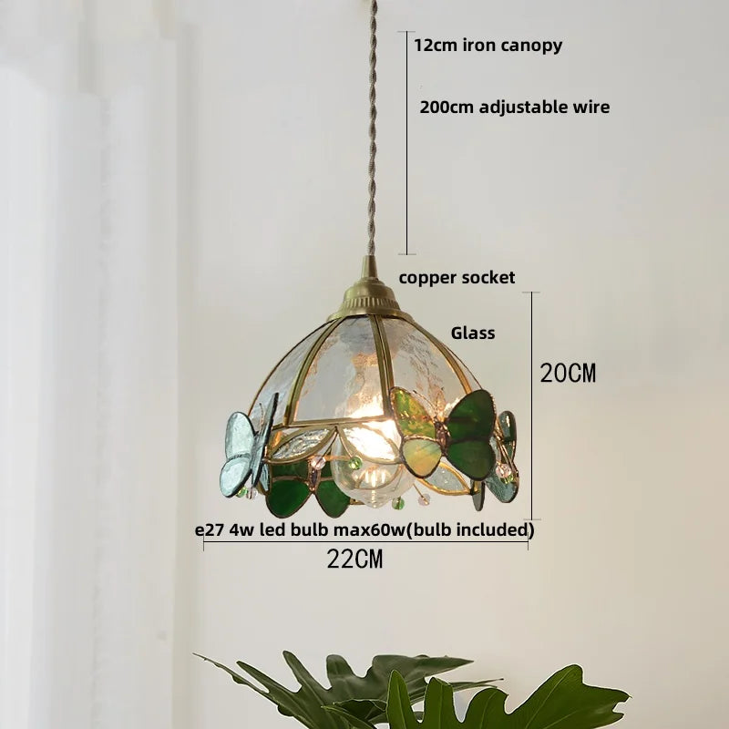 AuroraGlass Nordic LED Hanging Lamp