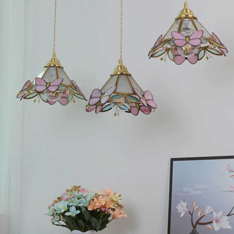 AuroraGlass Nordic LED Hanging Lamp