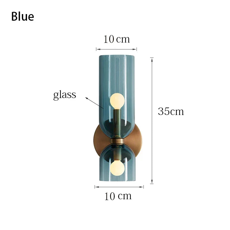 AuroraNord Luxury Glass Wall Lamp