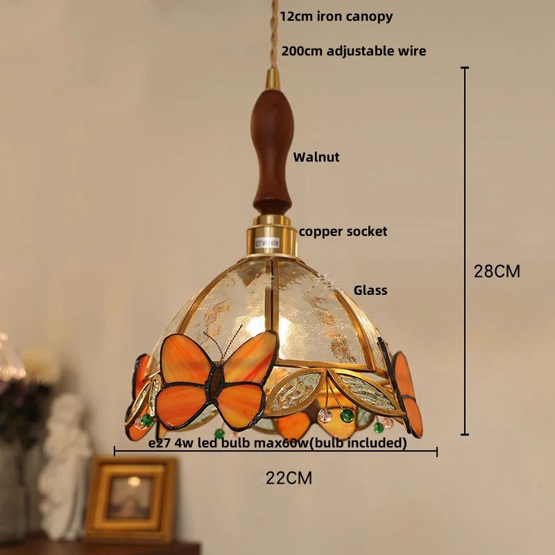 AuroraGlass Nordic LED Hanging Lamp