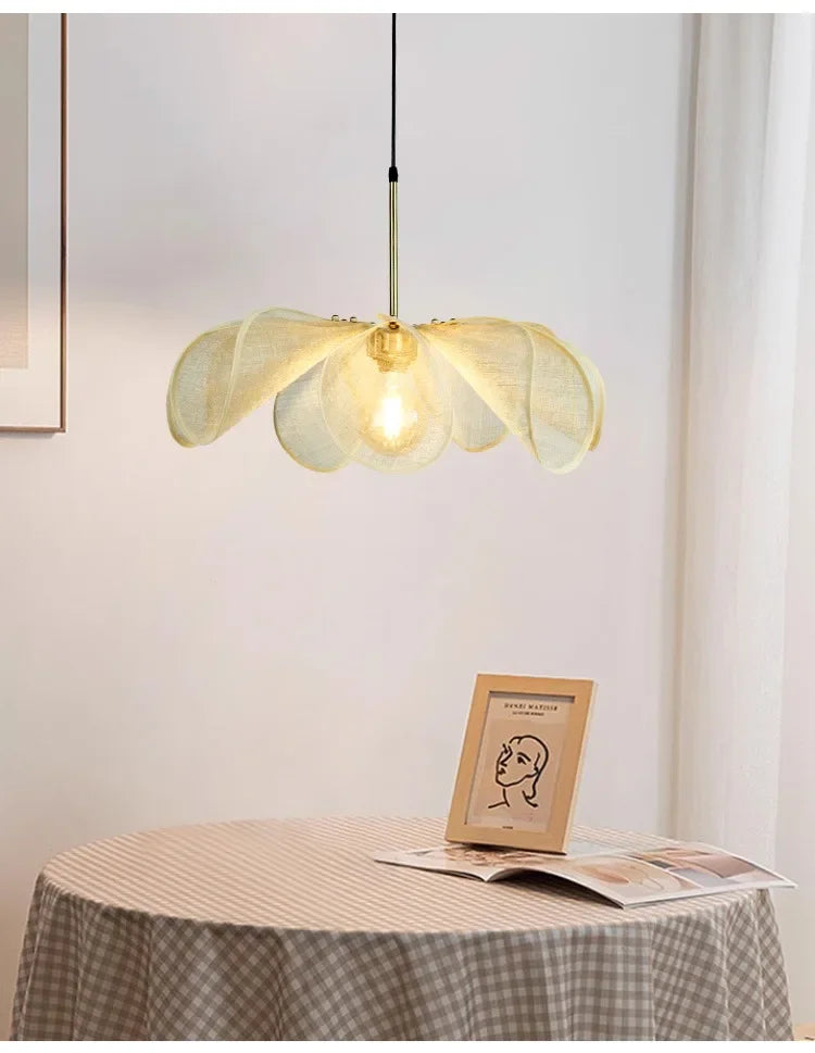 SabiFlora Wabi-Sabi Fabric Pendant Lamp