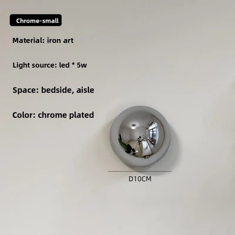 ChromeMush Bauhaus Designer Wall Lamp