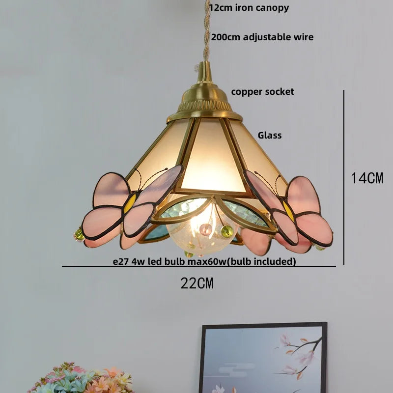 AuroraGlass Nordic LED Hanging Lamp