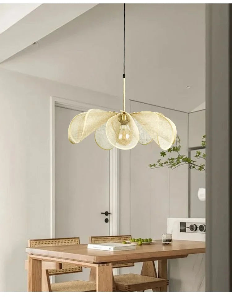 SabiFlora Wabi-Sabi Fabric Pendant Lamp