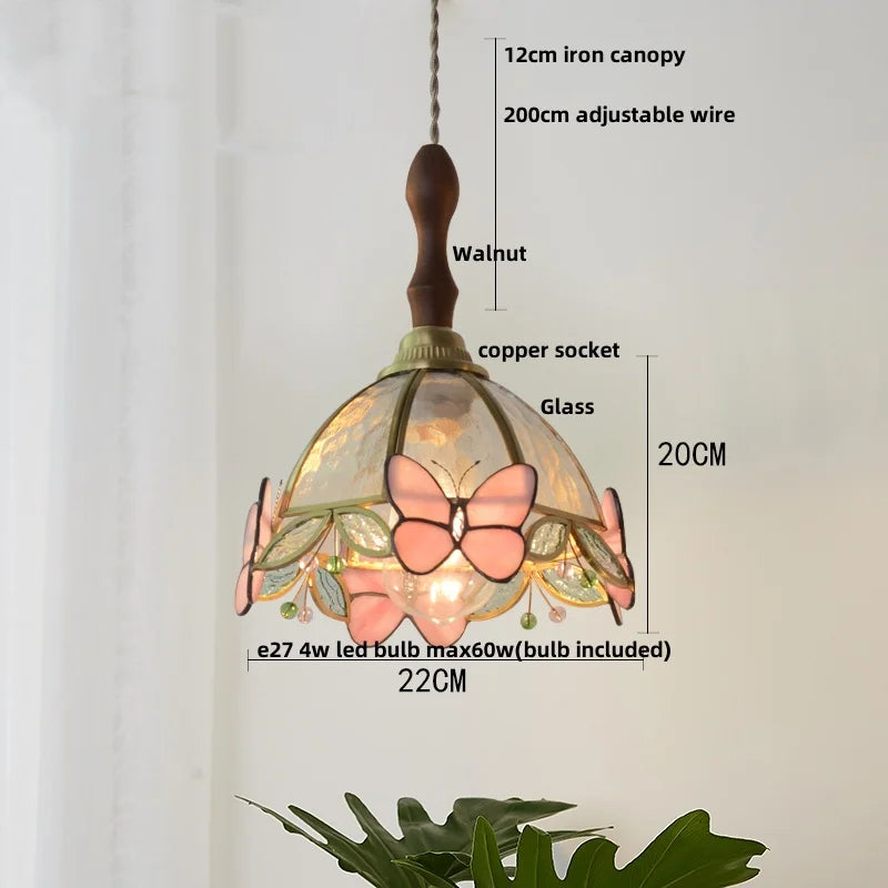AuroraGlass Nordic LED Hanging Lamp