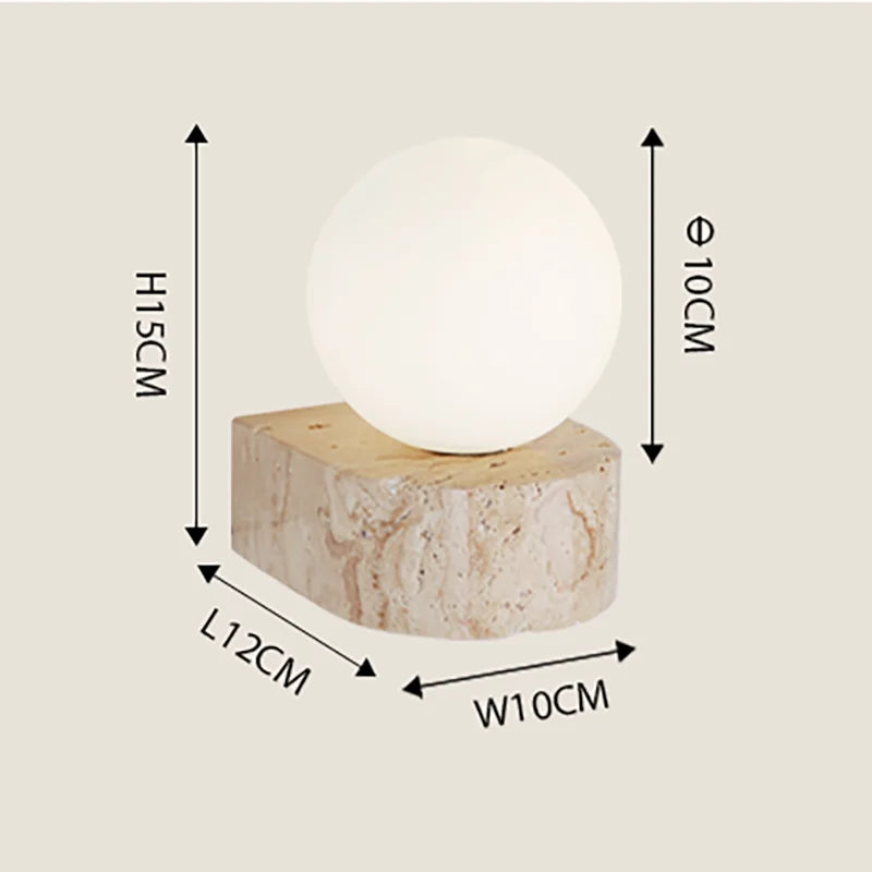 HikariStone Modern LED Glass Wall Lamp – Japanese Retro Warmth for Stylish Interiors