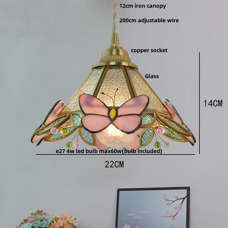 AuroraGlass Nordic LED Hanging Lamp
