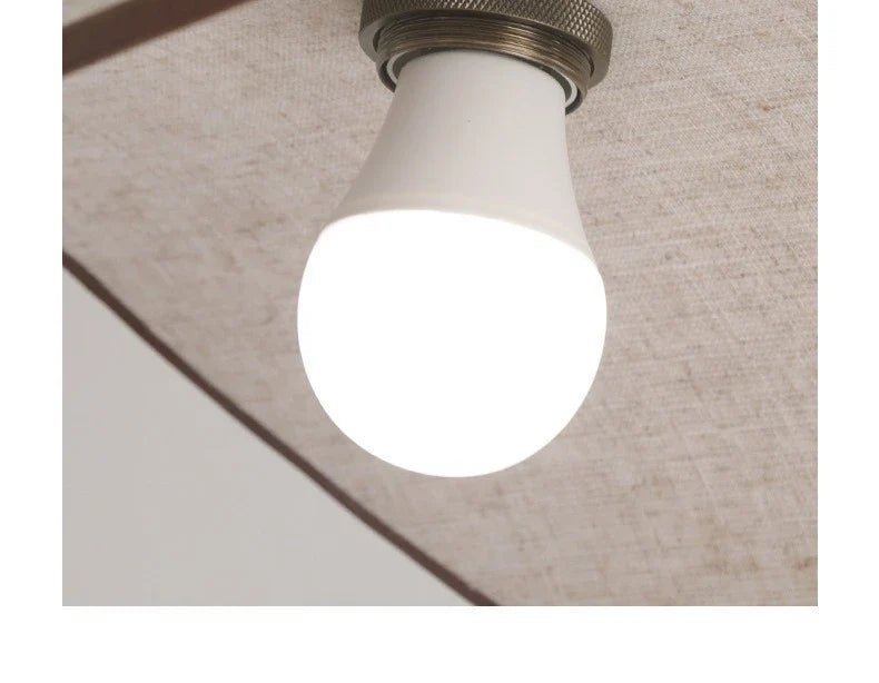 ZenAura Wabi-Sabi Straw Hat Pendant Lamp