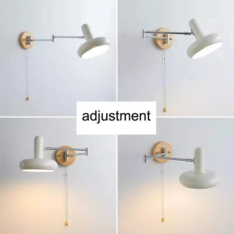 WindRocker FlexArm Wall Lamp – Vintage Telescopic Reading Lamp
