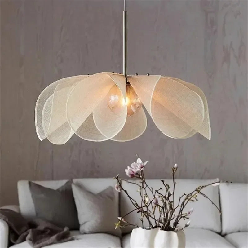 SabiFlora Wabi-Sabi Fabric Pendant Lamp
