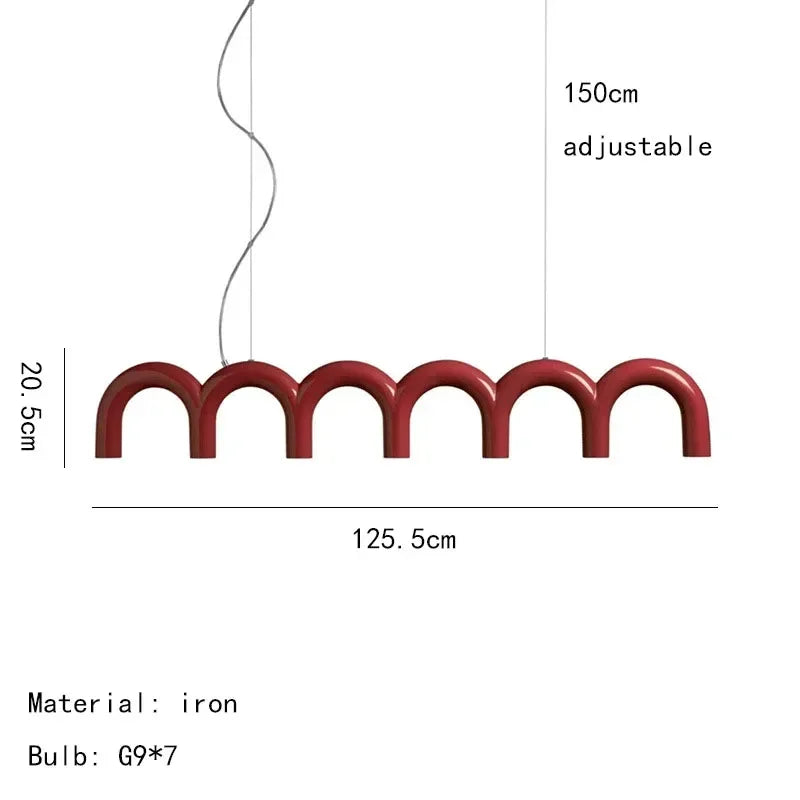 LumaArc U-Shape Design Ceiling Lamp