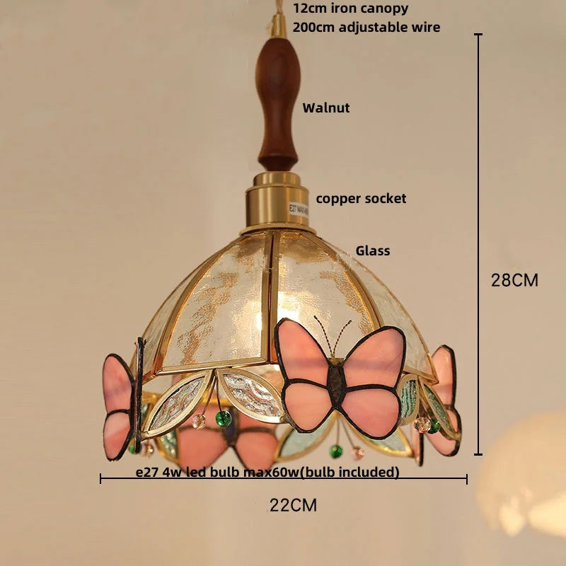 AuroraGlass Nordic LED Hanging Lamp