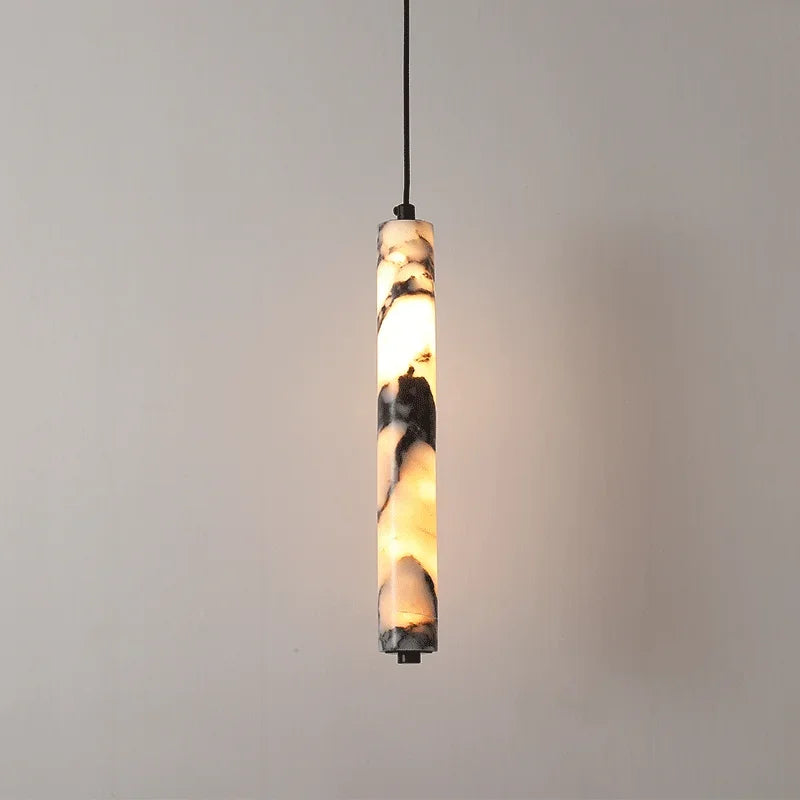 LuminaStone Luxury Natural Stone Pendant Lamp