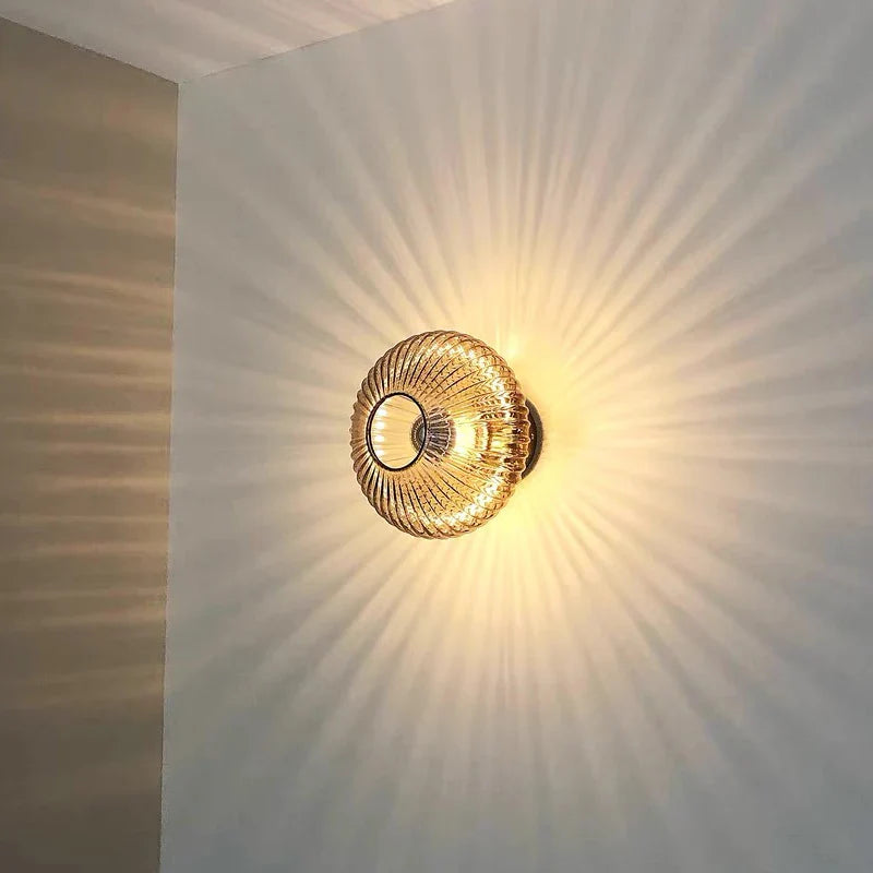 AuraGlas Bauhaus Wall Lamp