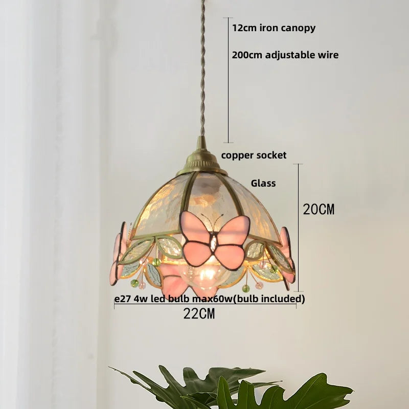 AuroraGlass Nordic LED Hanging Lamp