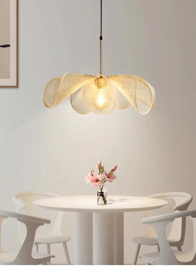 SabiFlora Wabi-Sabi Fabric Pendant Lamp