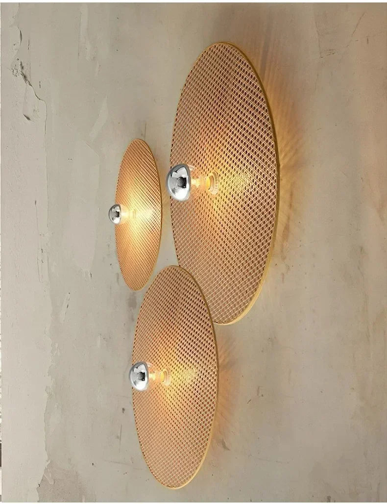RattanHikari Handmade Japanese Bamboo Wall Lamp
