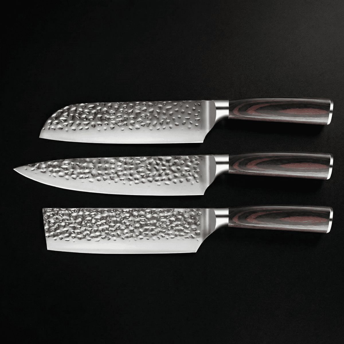 Japanese Style Chef Knifes – 3-Piece Set
