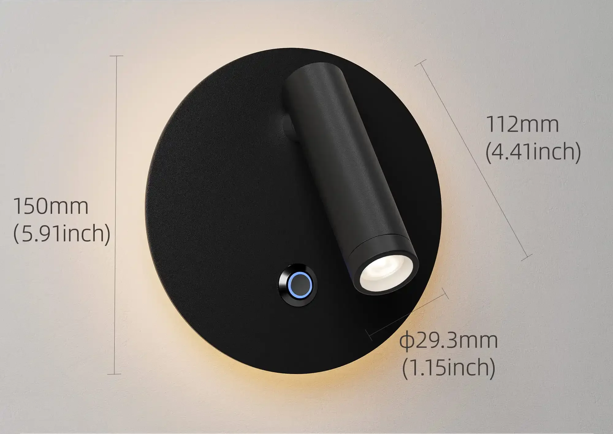 Aisilan TouchGlow LED Wall Lamp