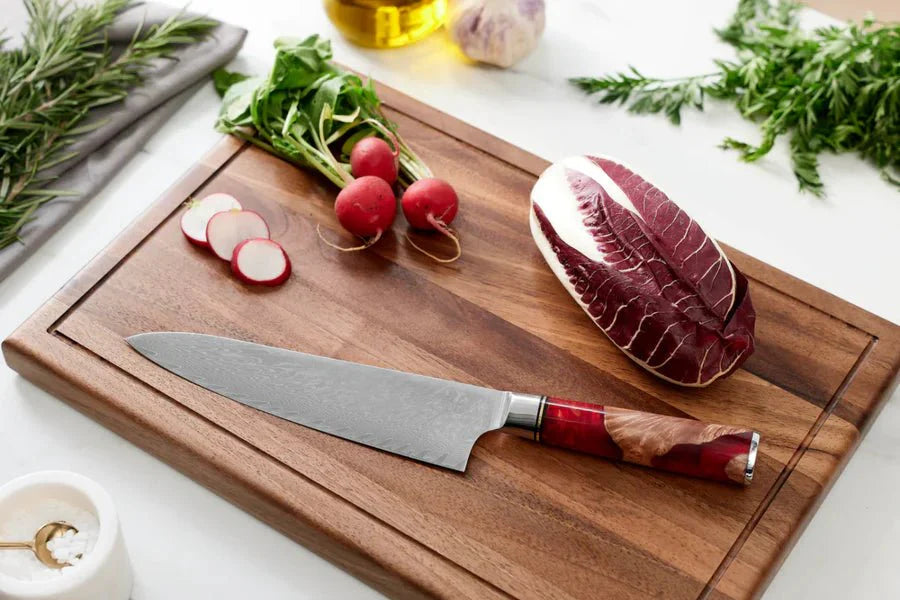 Japanese Damascus Nakama Shinku 5-Piece Chef’s Knife Set – Precision Blades