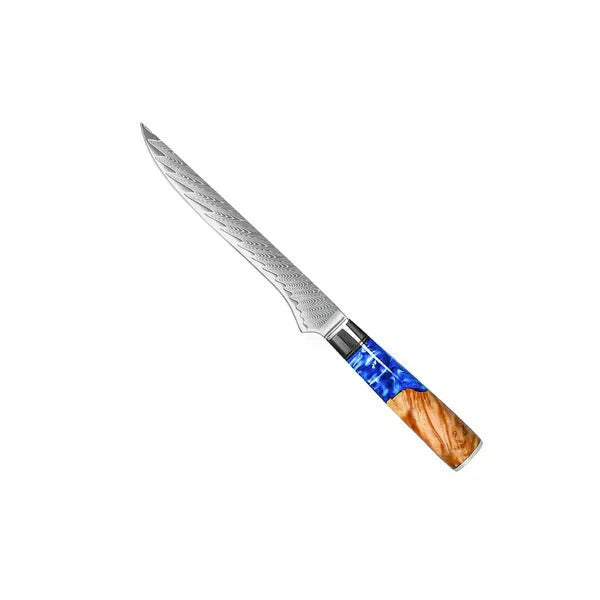 Professional Japanese Damascus Knife Set – 6-Piece Chefs Quality Set