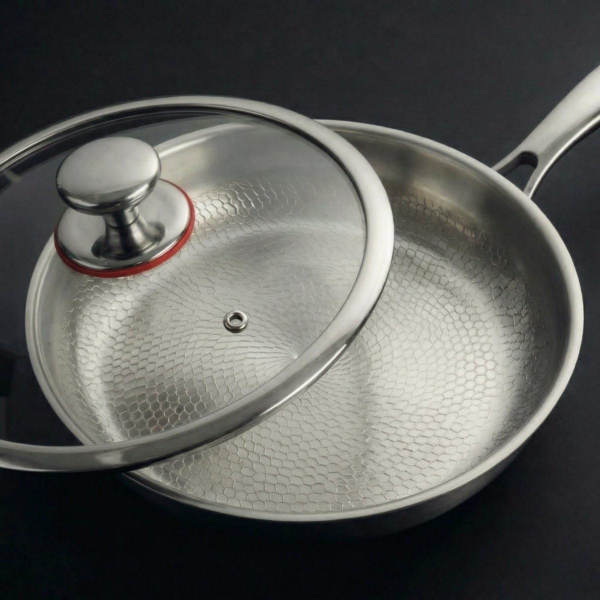 Hand-Hammered Titanium Pan