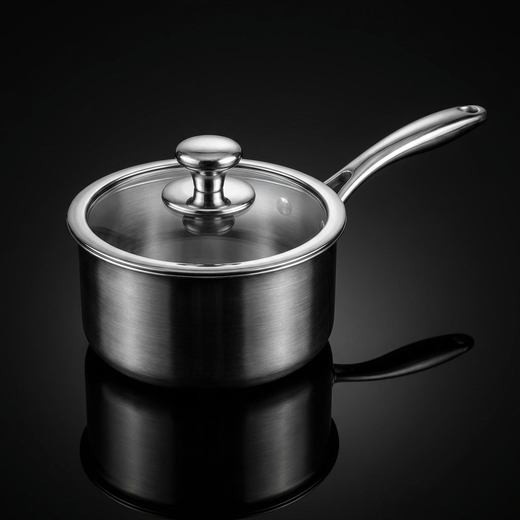 Hand Hammered Titanium Cooking Pot