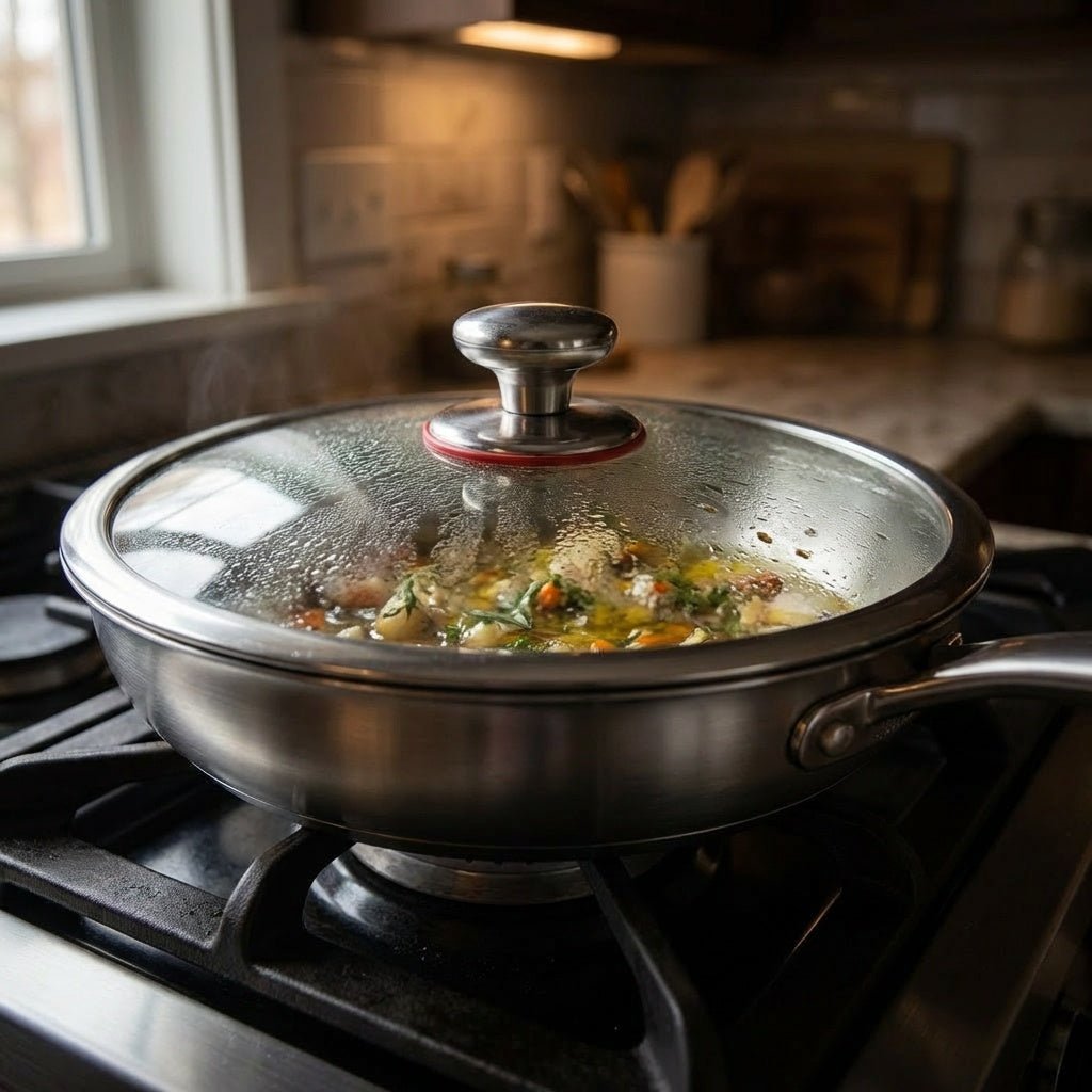 Hand-Hammered Titanium Pan Duo Set