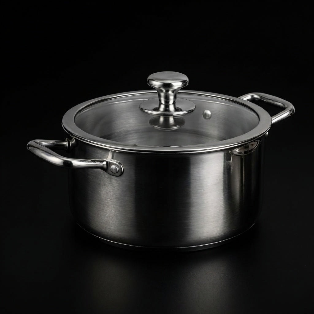 Hand Hammered Titanium Cooking Pot